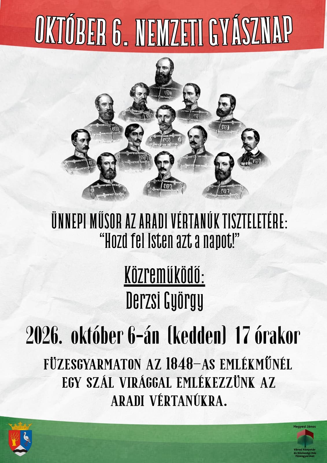 2026 Október 1848-as megemlékezés